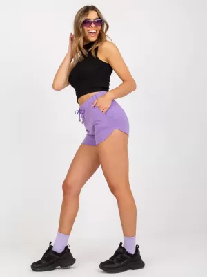 Ženske kratke hlače BASIC FEEL GOOD AP-SN-119.07 LJUBIČICA