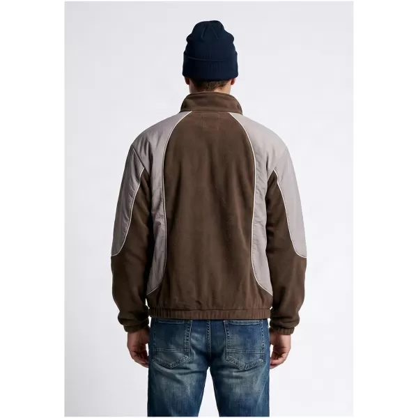  Muška trenirka jakna URBAN CLASSICS TB8602-23085 SMEĐA/BLIJEDO LILA 