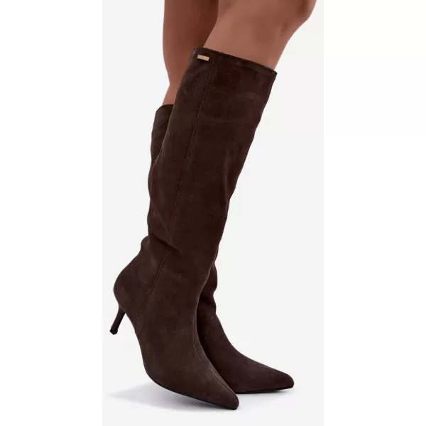  Ženske čizme BIG STAR SHOES UU274495 SMEĐE/BEŽ SJENE 