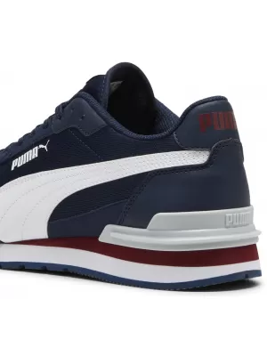 Čizme PUMA ST RUNNER V4 MESH 39966602 CLUB NAVY/ KLUB TAMNOPLAVA/PUMA BIJELA/TIMSKA KRALJEVSKA CRVENA/PLATINASTO SIVA