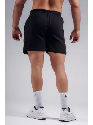 Prevelike kratke hlače za trening NEBBIA PRIMAL 876 CRNA