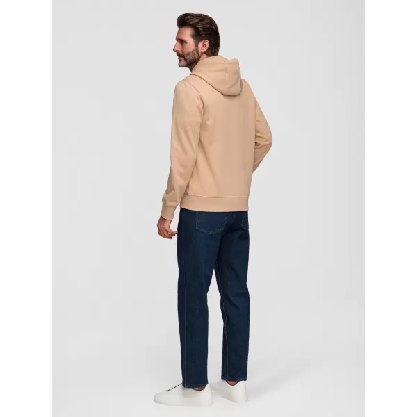  Muški sweatshirt OMBRE OM-SSZP-0256 PIJESAK 