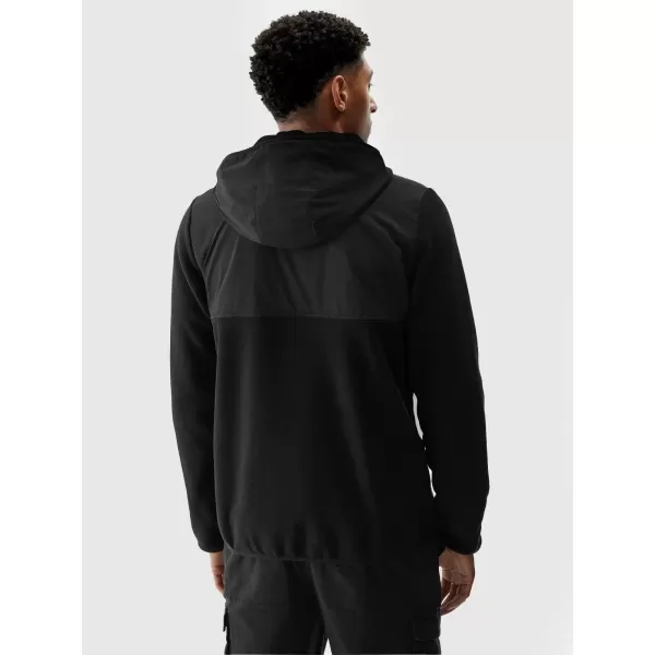  Muški sweatshirt 4F WMM00TSWSM1768 DUBOKA CRNA 