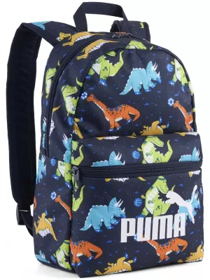 Ruksak PUMA PHASE AOP SMALL BACKPACK 09132414 MORNARSKO PLAVA PUMA/SPORTSKI DINO AOP