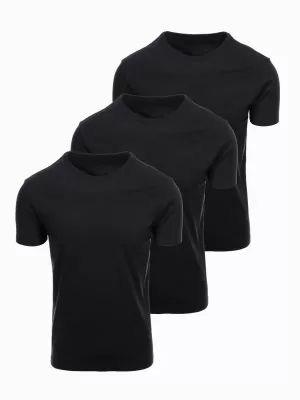 Muška majica kratkih rukava OMBRE OM-TSBS-0268 CRNA
