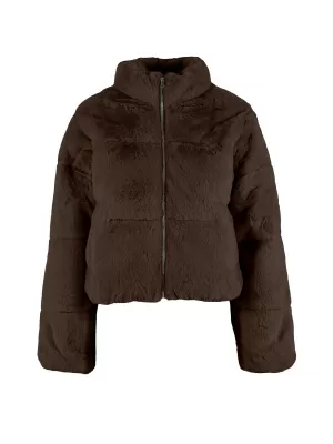 Prošivena ženska jakna URBAN CLASSICS TB7935-00075 SMEĐA