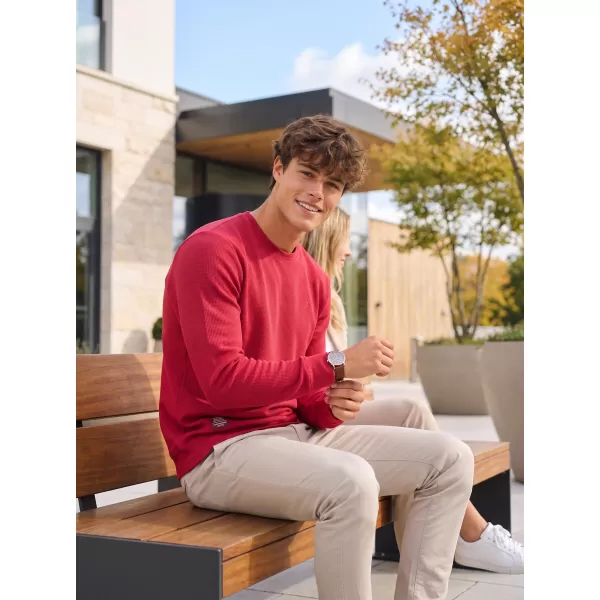  Muški sweatshirt ALTISPORT ICES TAMNOCRVENA 