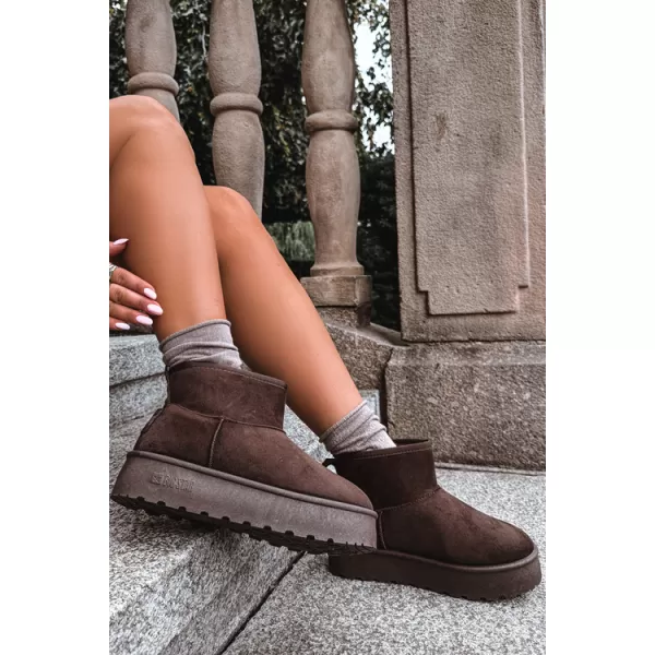  Ženske cipele BIG STAR SHOES UU274223 SMEĐE/BEŽ SJENE 