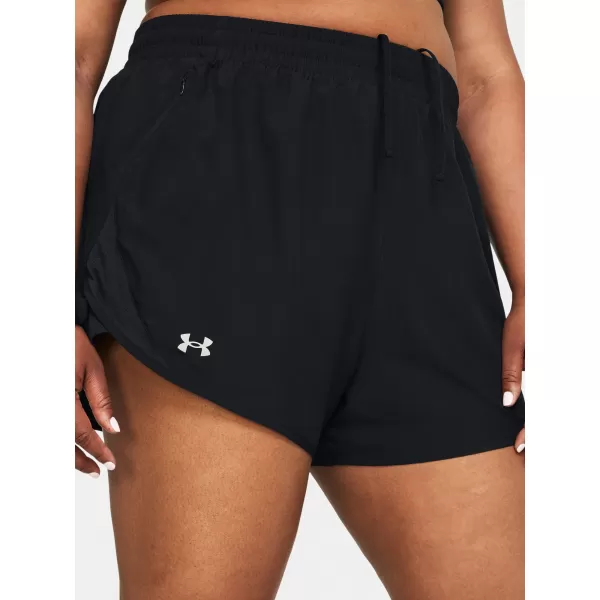 Ženske kratke hlače UNDER ARMOUR UA FLY BY 3'' SHORTS 1382853-001 CRNA 