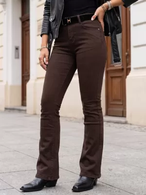 Ženske hlače DSTREET UY3109 SMEĐA