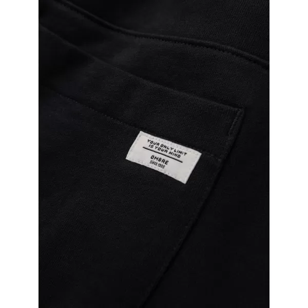  Muške trenirke OMBRE OM-PABS-0305 CRNA 