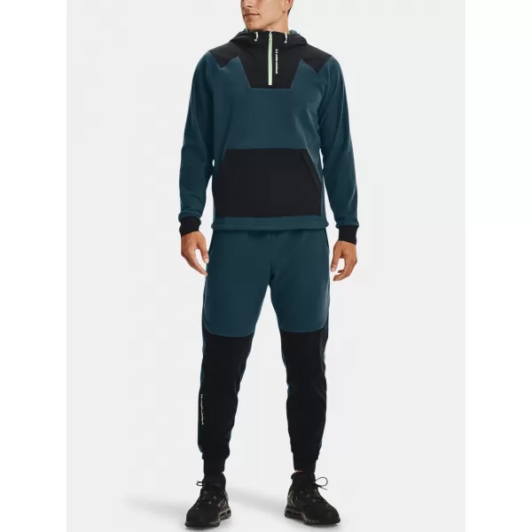  Muški sweatshirt UNDER ARMOUR UA RUSH FLEECE HOODIE 1366177-413 PLAVA 