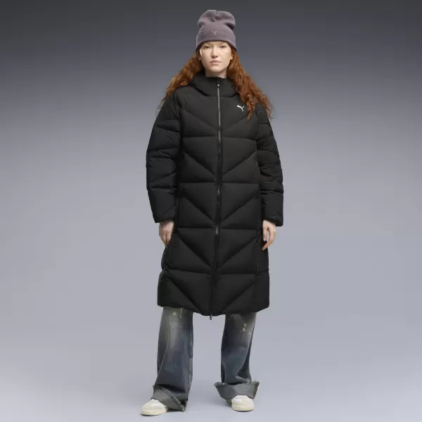  Ženski kaput PUMA HOODED DOWN PUFFER COAT W 69457901 PUMA CRNA 