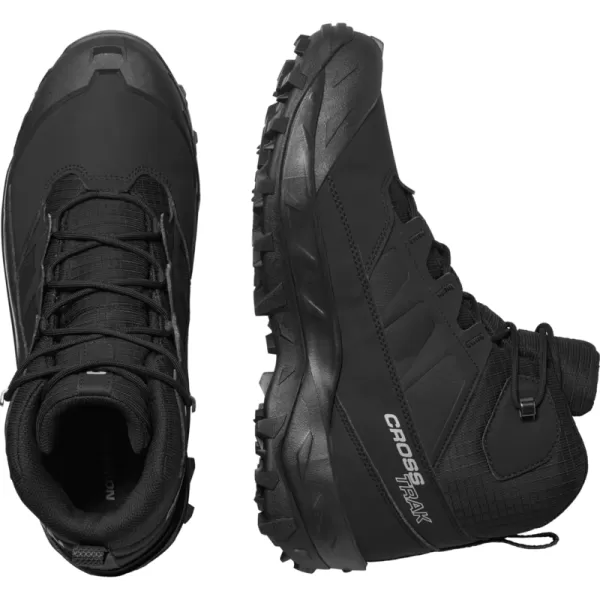  Muške cipele SALOMON CROSSTRAK WATERPROOF L47570200 CRNO/CRNO/ASFALT 