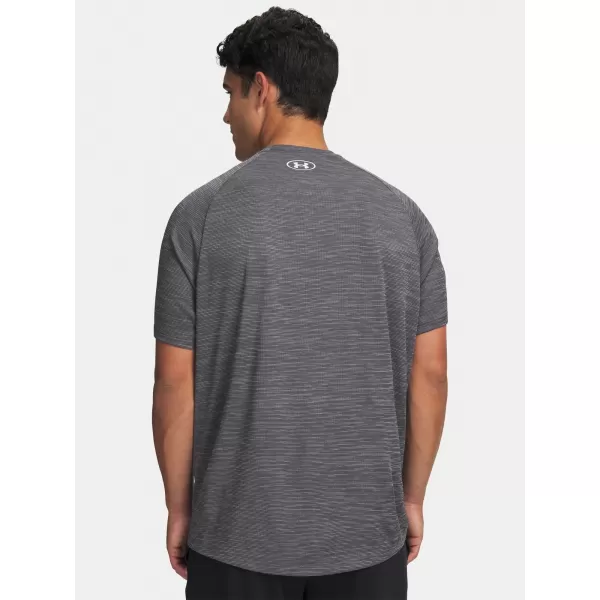  Muška majica kratkih rukava UNDER ARMOUR TECH TEXTURED SS 1382796-026 SIVA 