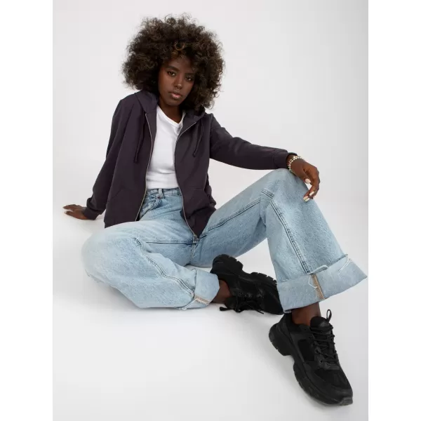  Ženski sweatshirt BASIC FEEL GOOD B-002.10 GRAFIT 