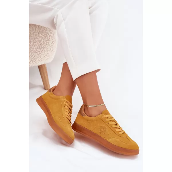  Ženske tenisice BIG STAR SHOES RR274846 ŽUTO/ZLATNO 