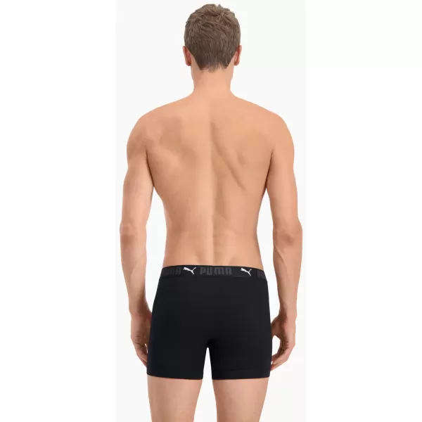  Muške bokserice PUMA SPORT COTTON BOXER 2P 93552101 CRNA 