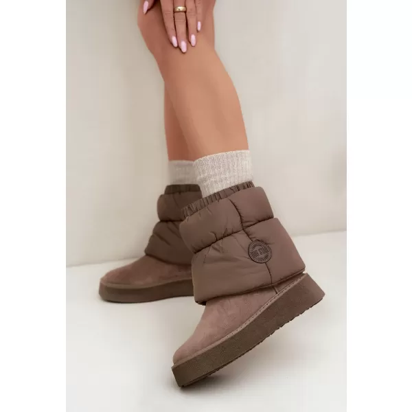  Ženski snjegovići BIG STAR SHOES UU274732 TAMNO BEŽ 