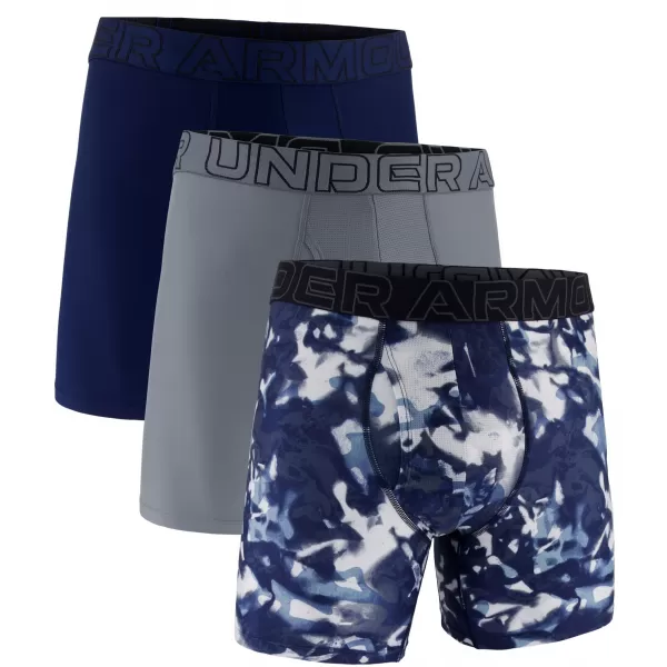  Muške bokserice UNDER ARMOUR UA PERFORMANCE TECH - SOLID 6 -3PK 1383879-408 PLAVA 