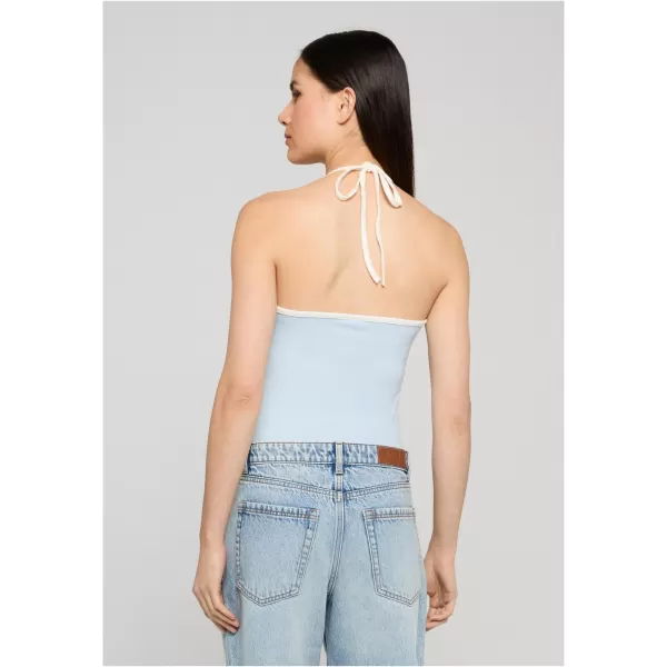  Ženski top URBAN CLASSICS TB8352-21550 ZAMRZNUTI PLAVO 