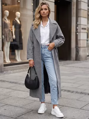 Ženski kaput DSTREET NY0773 CRNA