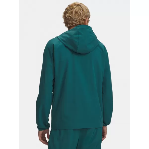  Muška jakna UNDER ARMOUR VIBE WOVEN JACKET 6003001-338 ZELENA 