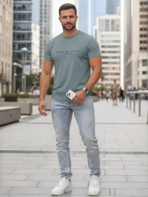 Muška majica kratkih rukava DSTREET NX5123R-SB PLAVA