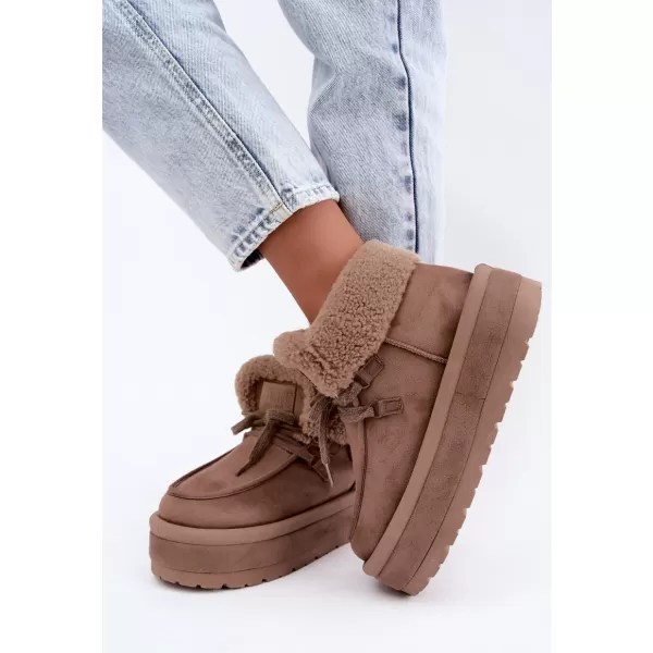  Ženski snjegovići BIG STAR SHOES UU274215 BEŽ 