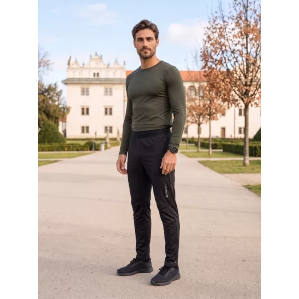  Muške softshell hlače ALPINE PRO ABAR 2 CRNA 