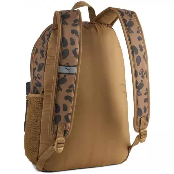  Ruksak PUMA PHASE AOP BACKPACK 09116916 PUMA CRNA/KONA SMEĐA/LEOPARD AOP 
