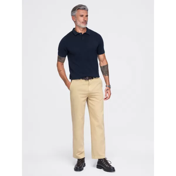  Muška polo majica OMBRE OM-POSS-0178 TAMNOPLAVA 