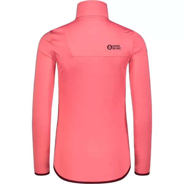  Ženska powerfleece majica NORDBLANC CRISP NBSFL8338 RUŽIČASTA 