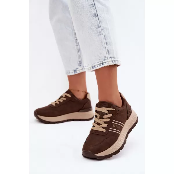  Ženske tenisice BIG STAR SHOES UU274040 SMEĐA/BEŽ 