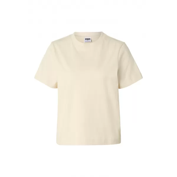  Ženska majica URBAN CLASSICS TB8574-02903 BIJELI PIJESAK 