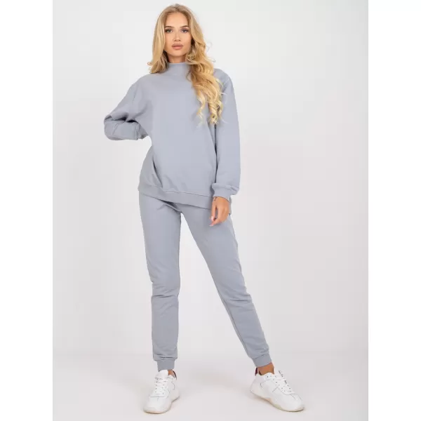 Ženski sweatshirt BASIC FEEL GOOD AP-BL-A-R001 SIVA 