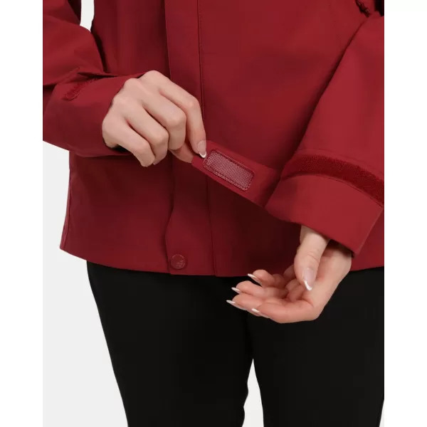  Ženska hardshell jakna KILPI MONTANA-W 1L0102KI TAMNOCRVENA 