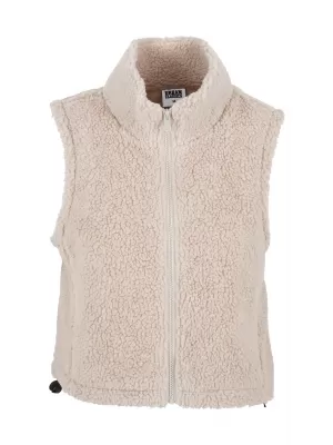 Ženski prsluk URBAN CLASSICS TB7087-02903 BIJELI PIJESAK
