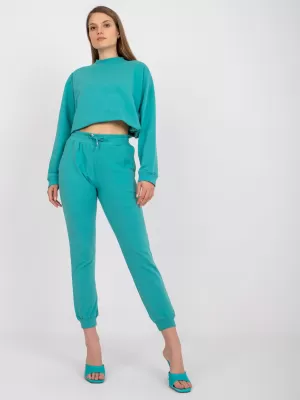 Ženske trenirke BASIC FEEL GOOD AP-DR-A-003 TIRKIZ