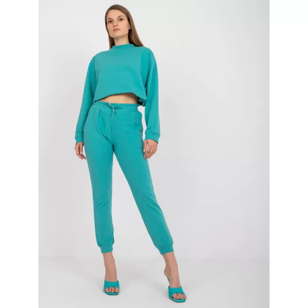  Ženske trenirke BASIC FEEL GOOD AP-DR-A-003 TIRKIZ 
