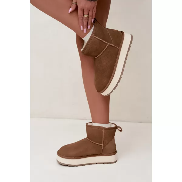  Ženske cipele BIG STAR SHOES UU274692 SMEĐA/BEŽ 