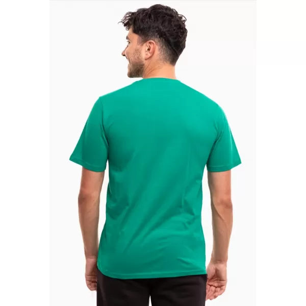  Muška majica kratkih rukava PUMA TEAMRISE LOGO JERSEY COTTON 658705-05 SPORT GREEN/ SPORT ZELENA/PUMA BIJELA 