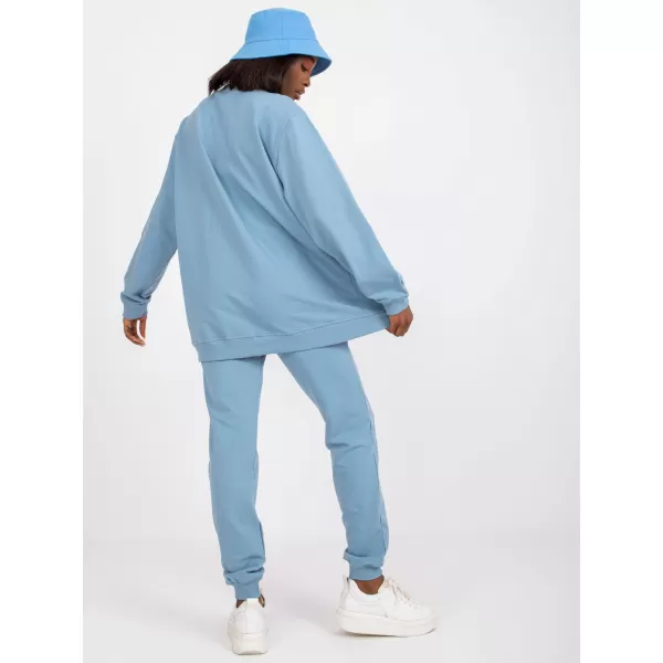  Ženski sweatshirt BASIC FEEL GOOD AP-BL-A-R001 SVIJETLOPLAVA 