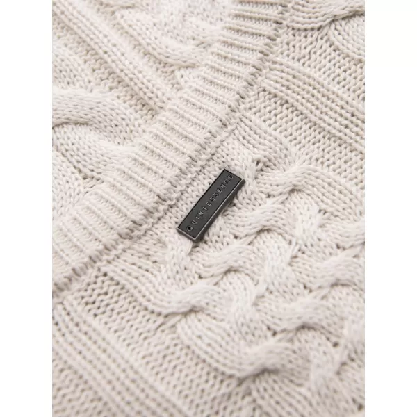  Muški pulover OMBRE OM-SWSW-0191 EKRU 