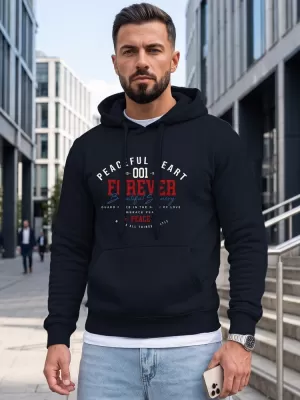 Muški sweatshirt DSTREET NX5150BX-25-09 TAMNOPLAVA
