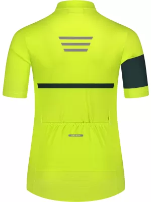 Ženski biciklistički dres NORDBLANC ENTHUSIAST NBSLF8084 ZELENA