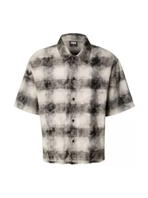 Muška košulja URBAN CLASSICS TB8414-00007 CRNA