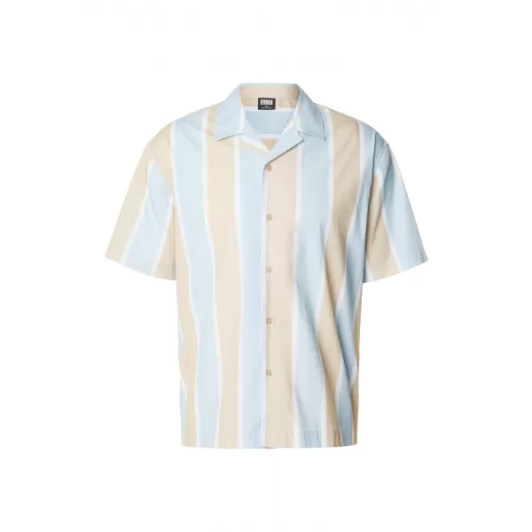  Muška košulja URBAN CLASSICS TB8429-22411 MOKRI PIJESAK/SMRZNUTO PLAVO 