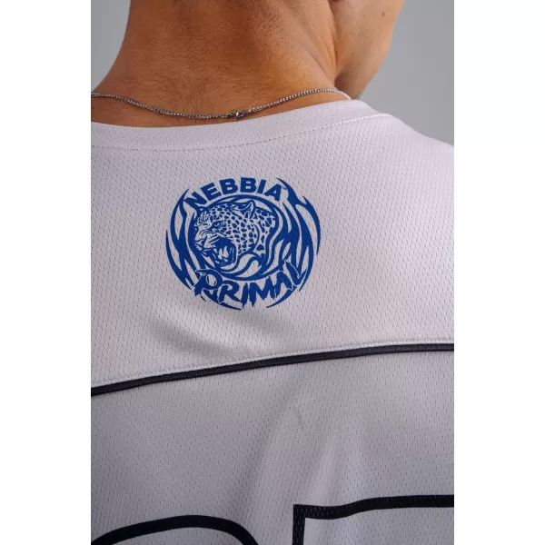  Predimenzionirana majica kratkih rukava od jerseya 97 NEBBIA PRIMAL 885 KREMA 