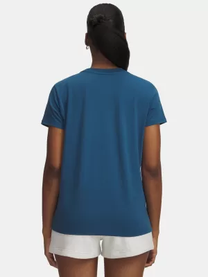 Ženska majica kratkih rukava UNDER ARMOUR RIVAL CORE SS 1383648-498 PLAVA